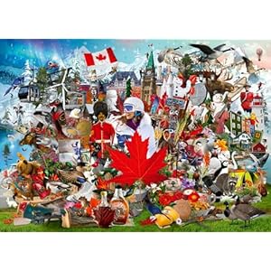 Ravensburger Oh Canada! 1000 Piece Jigsaw Puzzle for Adults – 12001006 – Handcrafted Tooling, Made in Germany, Every Piece Fits Together Perfectly