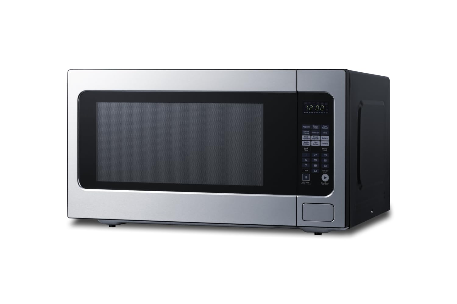 Summit Microwave Oven 2 2 Cubic Foot 1200W Stainless Steel- SMBI27