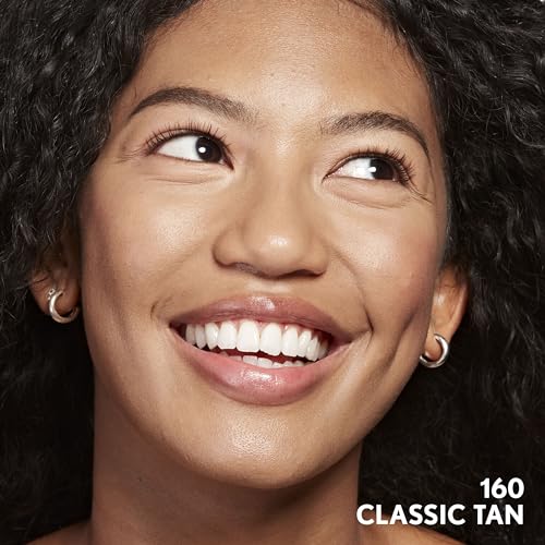 COVERGIRL Clean Invisible Foundation Makeup, Dewy & Glowy Natural Finish, Buildable Coverage, Skin-Like Smooth Look, Vegan, Classic Tan, 1oz - image 8