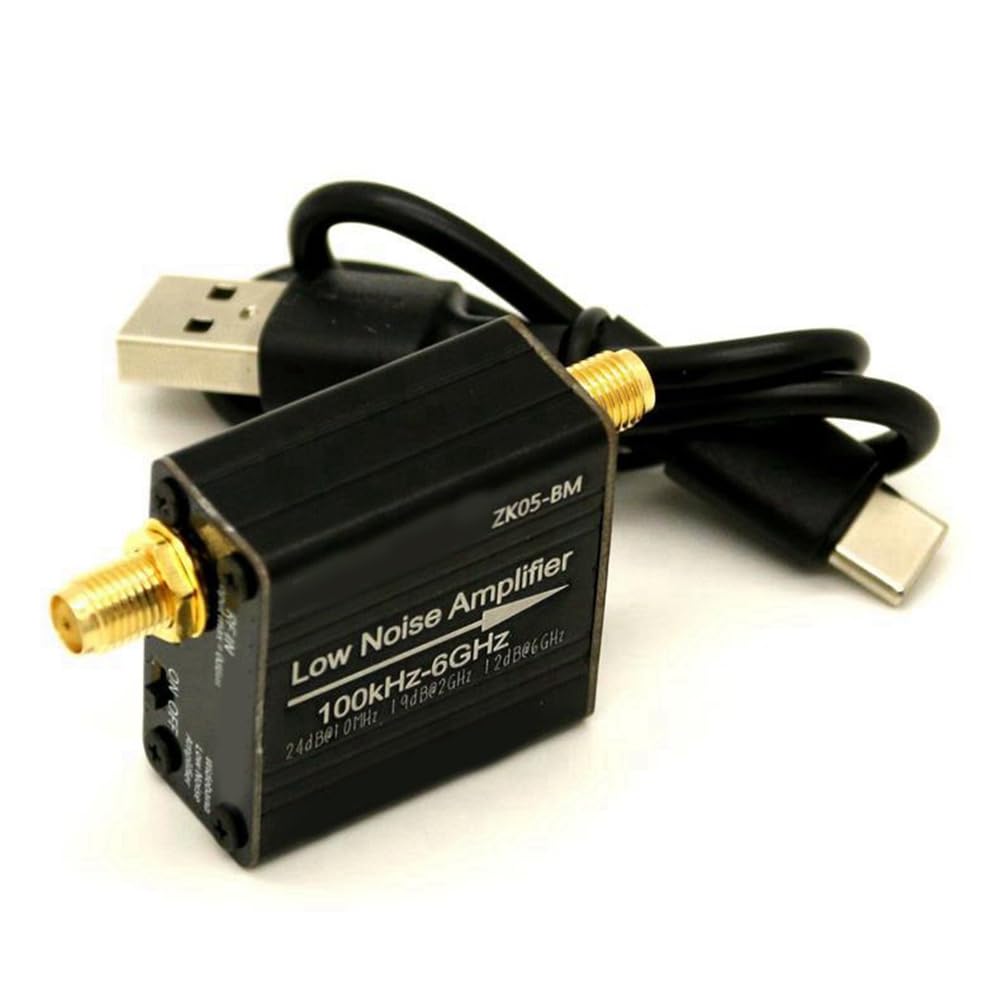 Module Préamplificateur de Puissance LNA 100KHz-6GHz/10GHz à 20dB de Gain Élevé, Amplificateur à Faible Bruit ZK05-BM