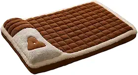 Cama Caminha Ortopédica para Pet Cachorro Gato Pequeno 60x40 com Zíper Capa Lavável e Fundo Antiderrapante