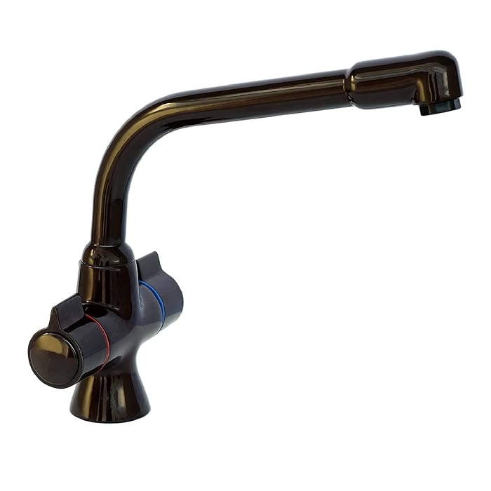 Buy ENKI, Alpha, KT118, Brown, Brass Construction Dual Flow Kitchen