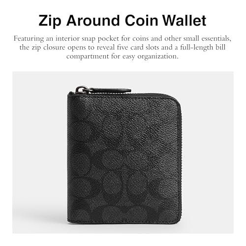 Coach Men's Zip Around Coin Wallet2