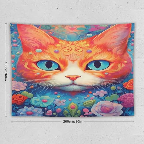 Tenture murale tigre PAZZK | Idée cadeau décoration originale - 2
