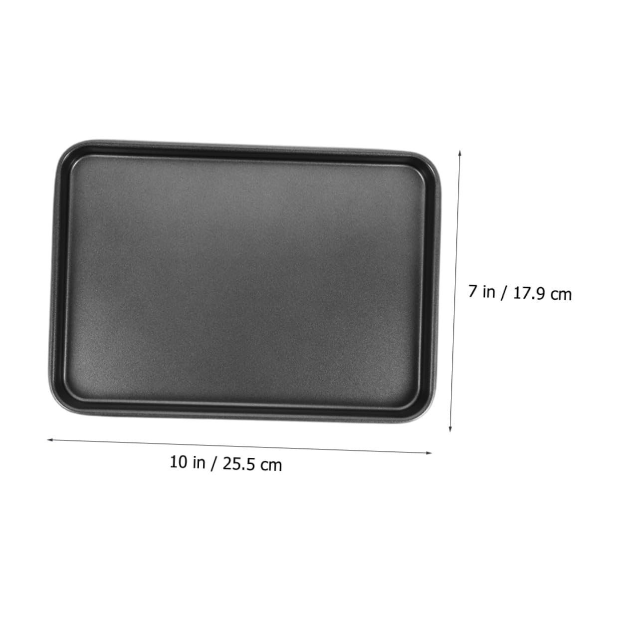 2 piezas Bandejas para Horno al Antiadherentes Rectangulares Pequeñas para Hornear Pasteles y Pan Fáciles de Limpiar y Resistentes