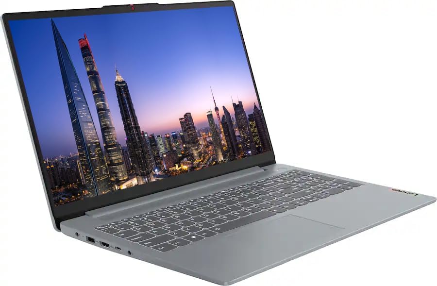 Lenovo IdeaPad Slim 3, 15.6" FHD Touchscreen Business Laptop Computer, 16GB RAM 1TB Storage (512GB SSD+512GB Docking Station), AMD Ryzen 7 5825U (8-Core), Windows 11, SageNova Earphones, Grey