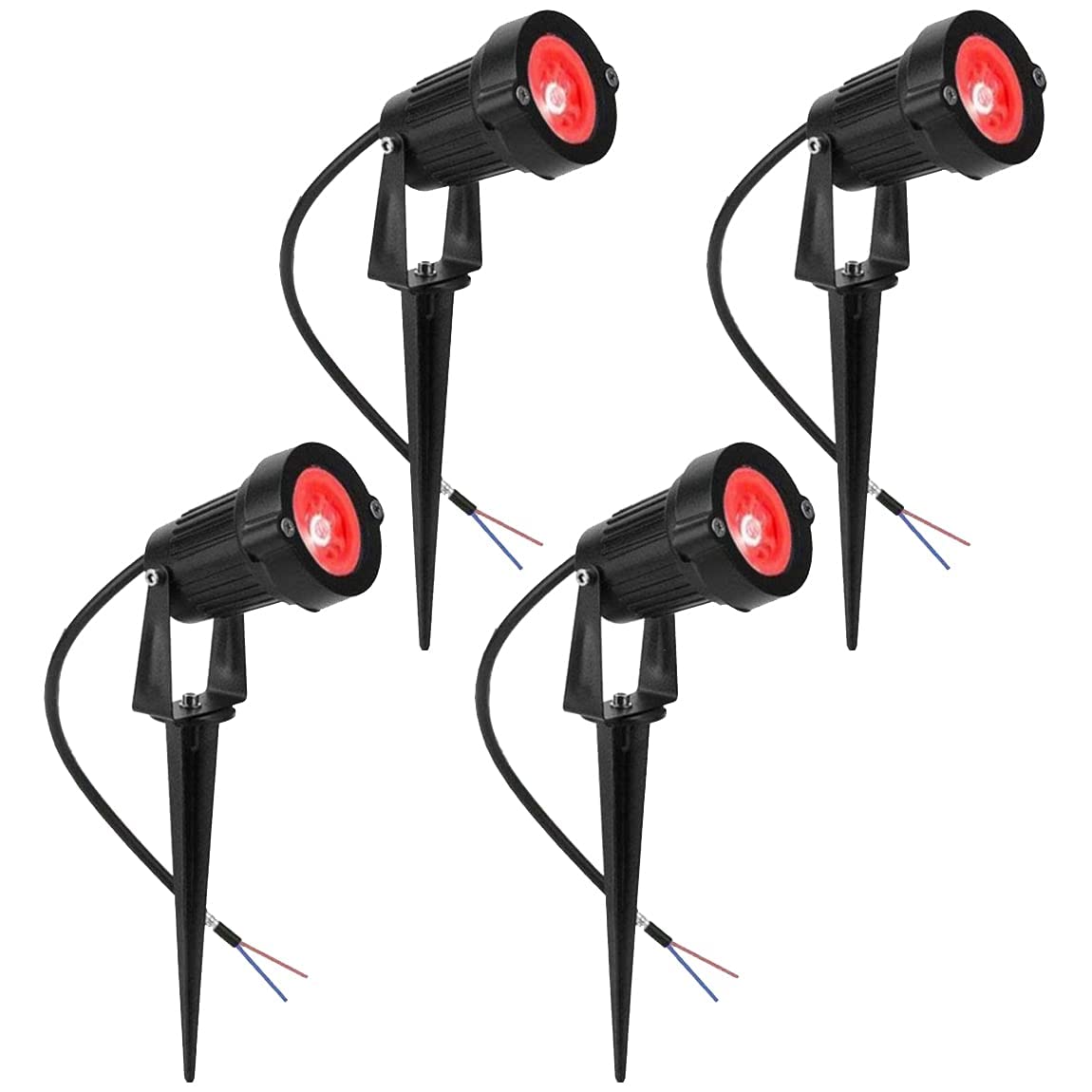 Online Generation LED Outdoor Garden Spot and Spike 5W IP65, Red,3000K, with 1 Year Warranty, Aluminium Body (5Watt) | Garden Lights | | 5w Garden Light | Pack of 4 (B09774M2SN) Amazon Price History, Amazon Price Tracker
