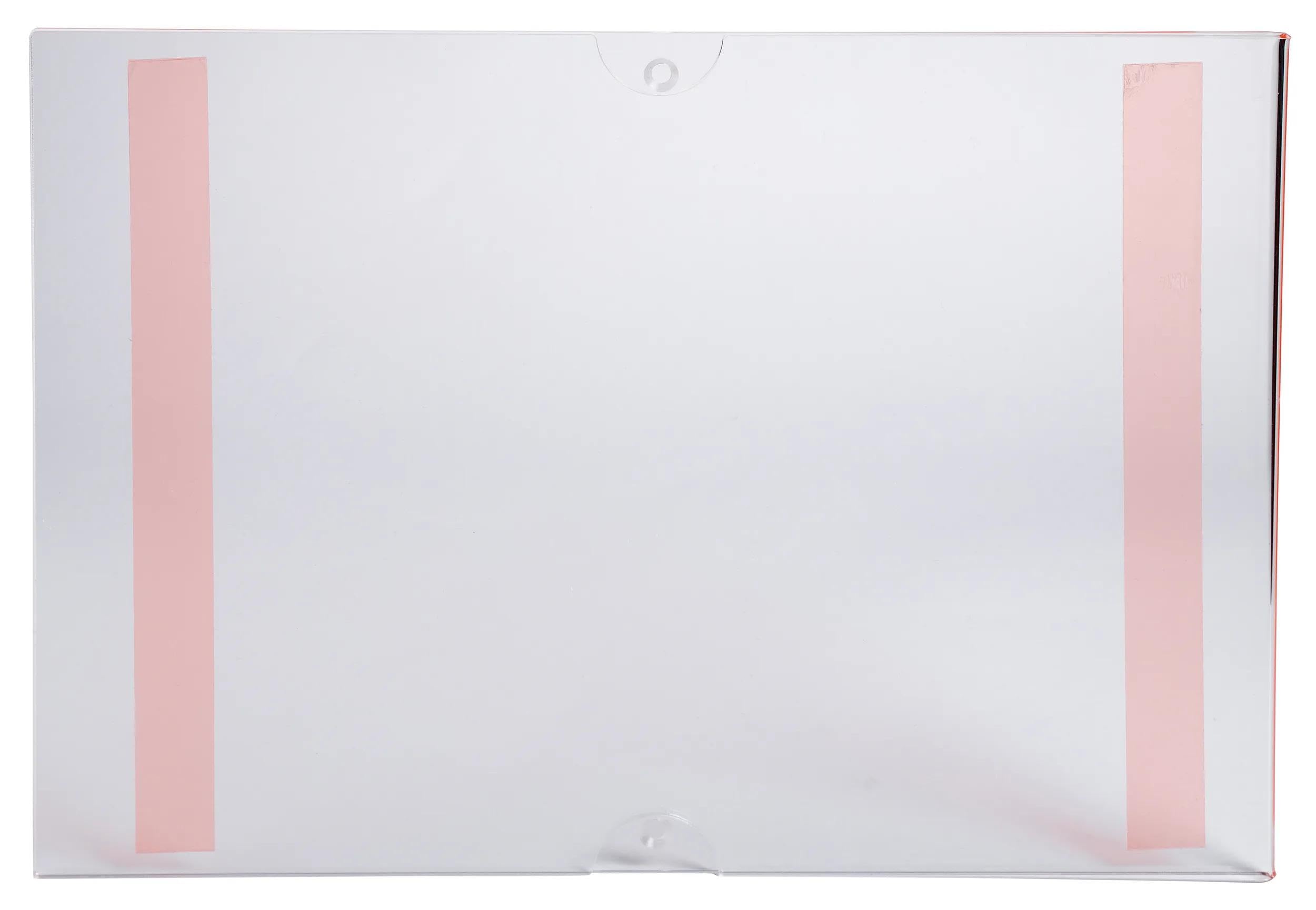 Exacompta - Réf. 84858HD - Carton de 10 - Porte-visuel mural vertical A4 pour afficher les photos ou documents - en PMMA (acrylique) très haute transparence - Cristal