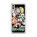 Beamm-Frost Compatible with iPhone 7 Plus/8 Plus Case Rick Grandpa Morty Characters Mytersy Poster American Sitcom Pure Clear Phone Cases Cover