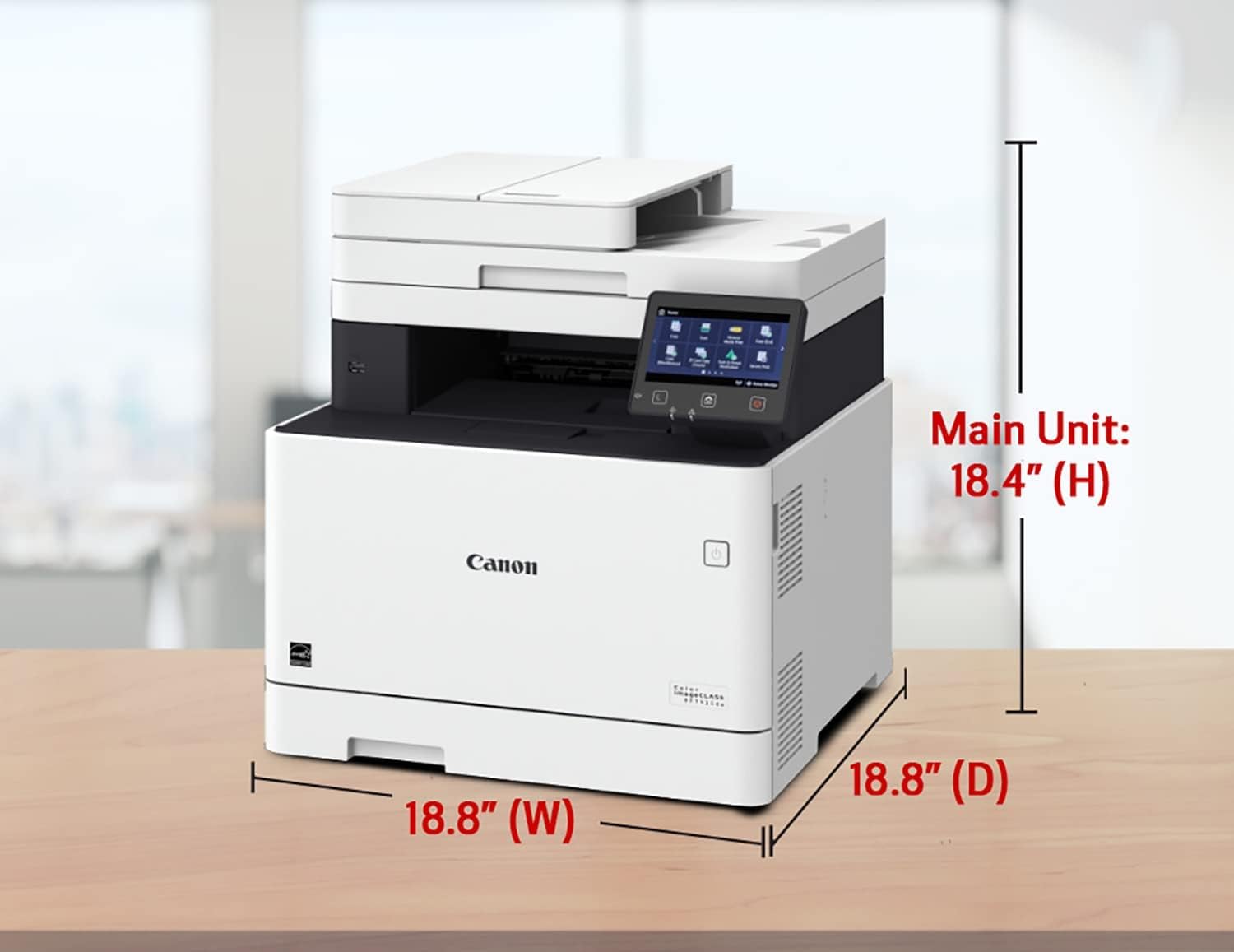 Canon Color imageCLASS MF741Cdw All-in-One Wireless Laser Printer for Business, White - Print Scan Copy - 5