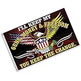 Flags Flags Guns - Money & Freedom Flag