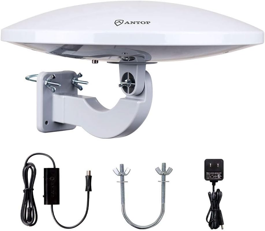 ANTOP ANTENNA TV Antenna, 360° Omnidirectional HDTV Antenna Outdoor Indoor with 4G