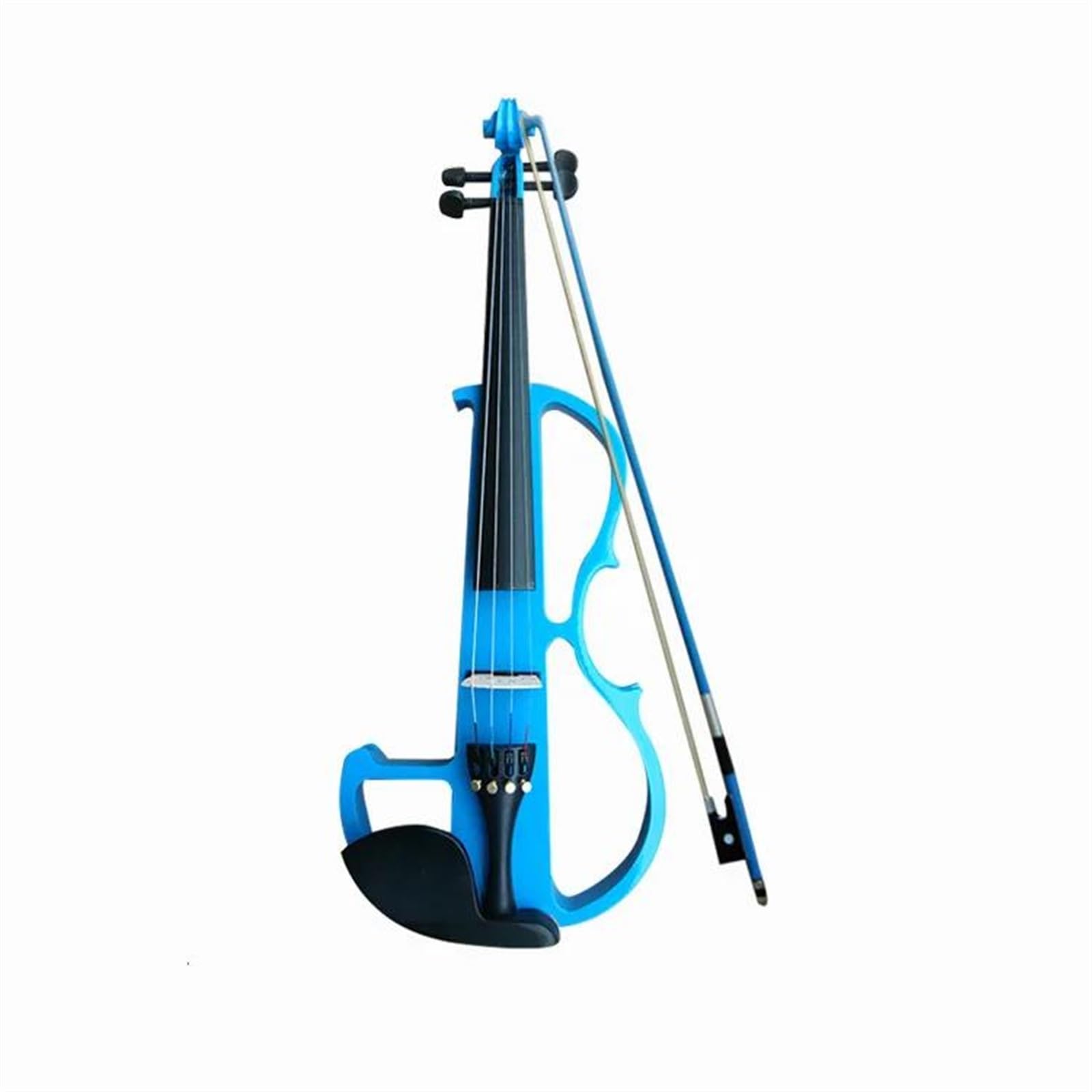 Erwachsenen geige Anfänger Komplett Handgefertigte Elektronische Violine 4/4(Blue)