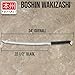 HONSHU Boshin Wakizashi Sword - Hand Forged 1050 Carbon Steel Blade, Steel Guard and Pommel, Rugged TPR Handle - Battle Ready Tactical Sword - 34” Overall