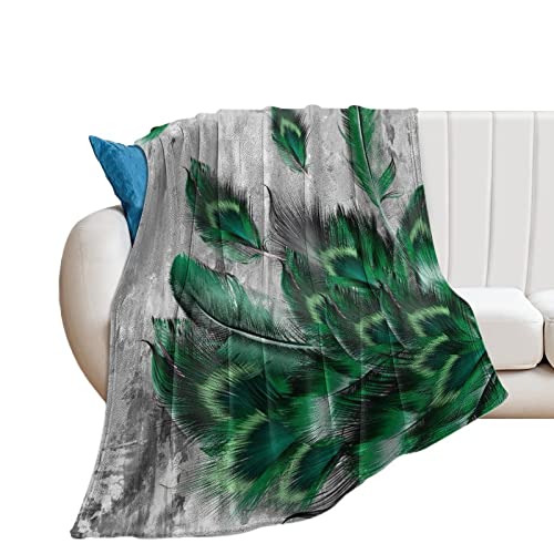 Couverture de voyage paon plaid lit simple canapé camping chaud - 5