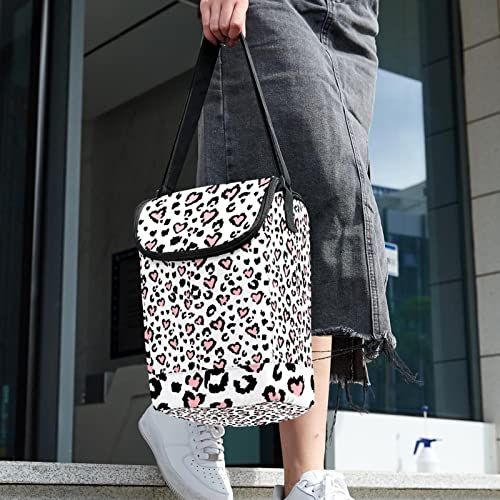 Bolsa de almuerzo reutilizable térmica e impermeable con diseño infantil de leopardo 6