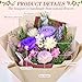 Bloom's Diary Preserved Flowers Bouquet, Flowers for Delivery Prime, Birthday Gifts for Women, Wife, Mother, Her (Purple)