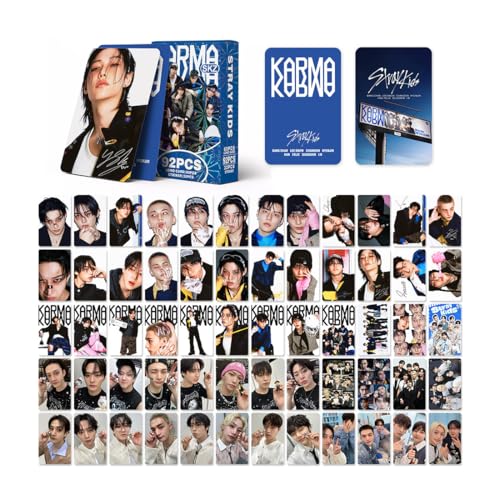 DEFGNOP Kpop Photocards Stray Kids, 60 unidades Karma Stray Kids Lomo Tarjetas 32...