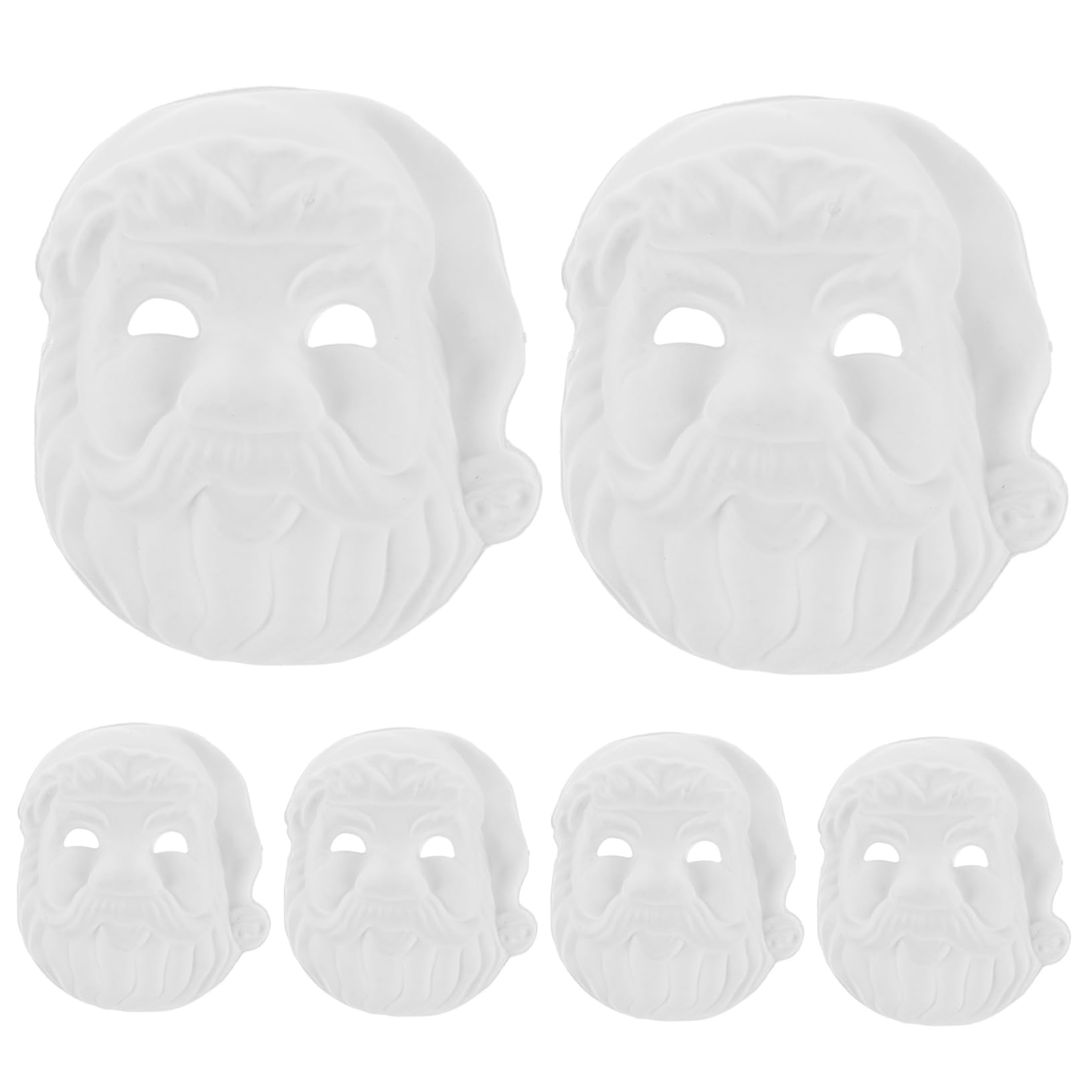 VICASKY 24pezzi Maschere Santa Claus Pulp Per Maschere Vuote Per e Cosplay Per Decorazioni e Speciali