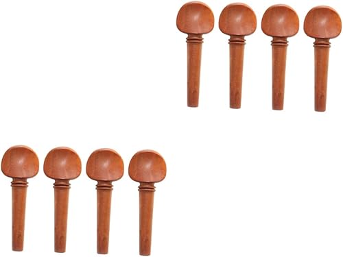 Totority 8 Pcs Accessories for Violin Ebony Component Wooden