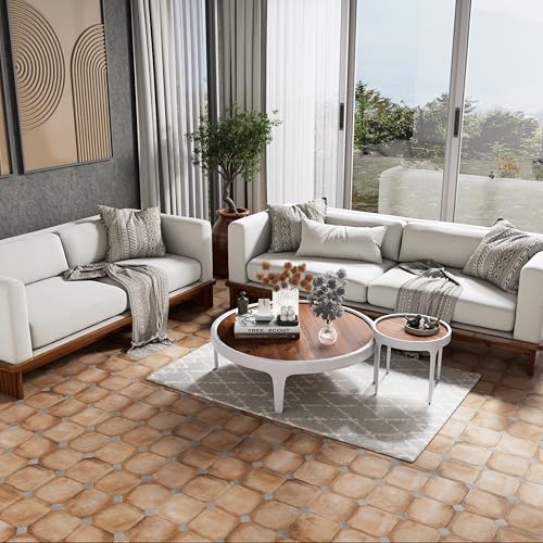 Laverton Octagon Natural with Taco Grafito Porcelain Floor and Wall