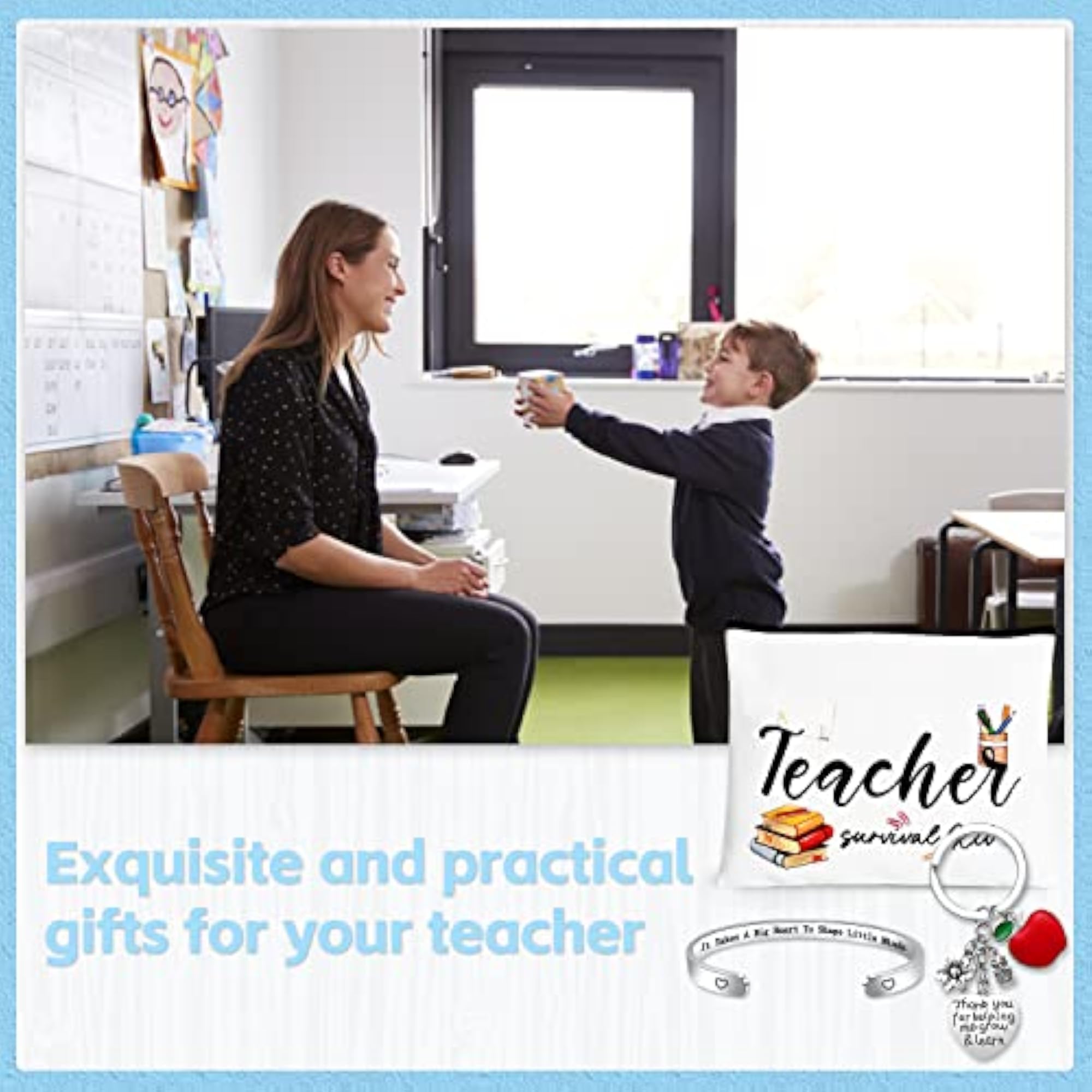 Teacher Appreciation Makeup Bags, Gift Set