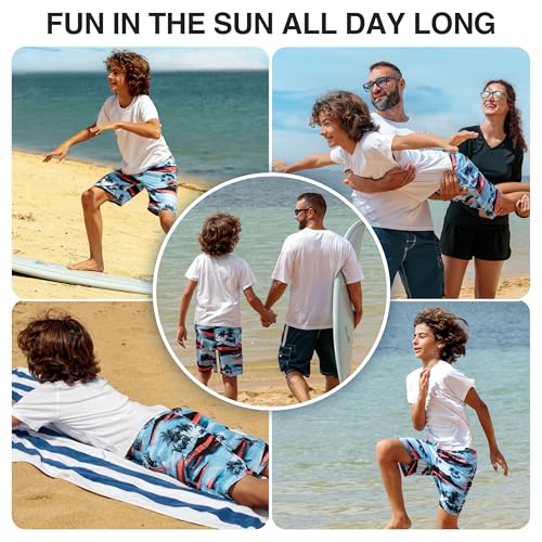 Image of Kanu Surf Boys' Avalon Quick Dry UPF 50+ Beach Swim Trunk