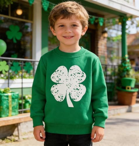 Image of Popshion Toddler Boys Sweatshirts Dinosaur Long Sleeve Pullover Crewneck Shirts Cartoon Tee Sport Tops for Kids 1-8T