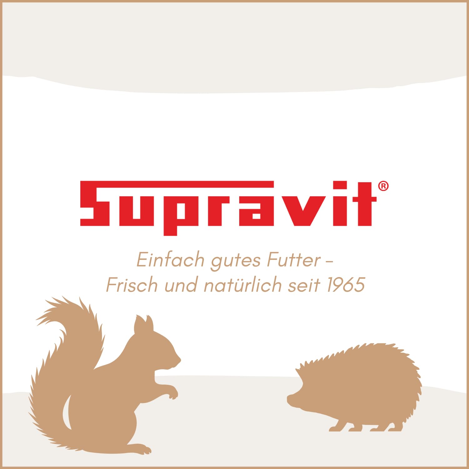 Supravit Igelfutter mit Insekten 5 kg - Speziell auf Igel abgestimmt mit Insekten, Mehlwürmer, Früchten & Gemüse - Hochwertiges Futter für Igel zum Überwintern