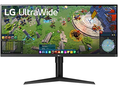 Image of LG 34WP65G-B 34-inch FHD (2560 x 1080) UltraWide Computer Monitor, IPS, VESA DisplayHDR 400, HDR10, 75Hz, AMD FreeSync, HDMI, DisplayPort, USB Type-C, 3-Side Borderless, Tilt /Height Stand, Black