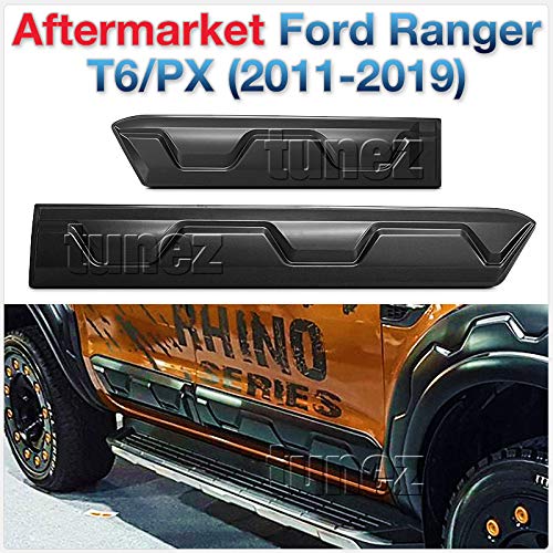Kit élargisseurs D'aile Noir Mat Pour Ford Ranger T6/T7 2012-2017 - 6 Pièces ABS, Style Tout-terrain