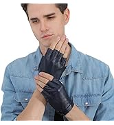 [ジー エス ジー] ドライビンググローブ 指なし手袋 メンズ 革 レザー バイク グローブ 指ぬき ロック 運転 ドライブ ドライバー 男性 紳士 プレゼントにお勧め 200632/200634