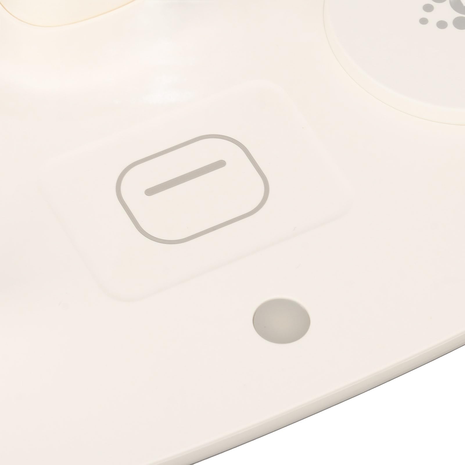 Jiawu Supporto per Cuffie 4 in 1 con Caricabatterie Wireless da 15 W Stazione di Ricarica Rapida per Telefoni Qi, Watch, Pro - Supporto Universale per Cuffie per Giochi (WHITE)
