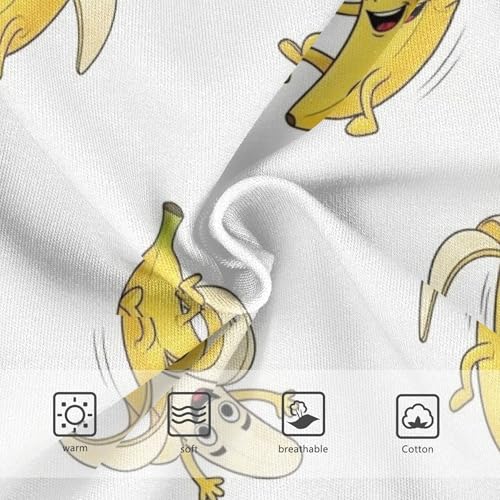 Cotton Toddler Girls Underwear Cute Cartoon Bananas White Panties for Girl Cartoon Underpants Briefs 2t3