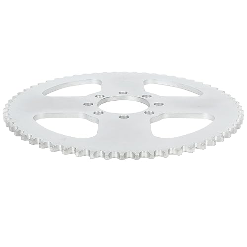 Miniatura 6 de YOXUFA Go Kart Sprocket 4041420 Piñón de cadena 60T con orificio de 2-18 pulgadas, 8 agujeros para Go Kart Cart Mini Bike Powersports piezas