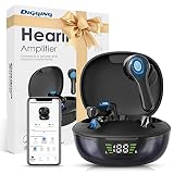 DiGGiNGSOUND Hearing Aids for Seniors Adults, Rechargeable with Noise Cancelling, Bluetooth Hearing