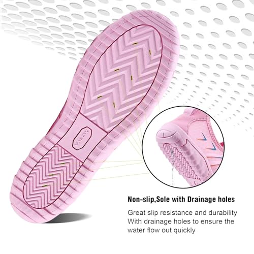 Image of YALOX Water Shoes Men's Women's Swim Shoes Outdoor Beach Barefoot Quick-Dry Aqua Pool Socks Swimming Yoga Surfing Exercise