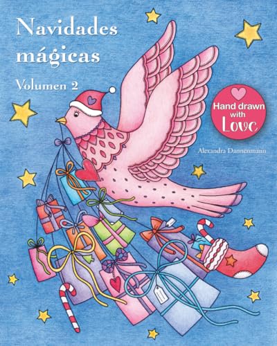 Navidades mágicas - Volumen 2: Libro navideño de colorear para la relajación y la meditación.