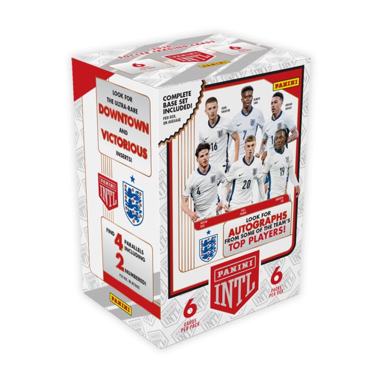 2026 Panini INTL England Football Trading Cards - Blaster Box