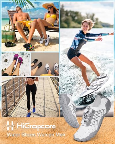 Image of Water Shoes for Women Men Quick-Dry Barefoot Shoes Breathable Aqua Socks for Swim Beach River Pool Lake Hiking Surfing Kayaking