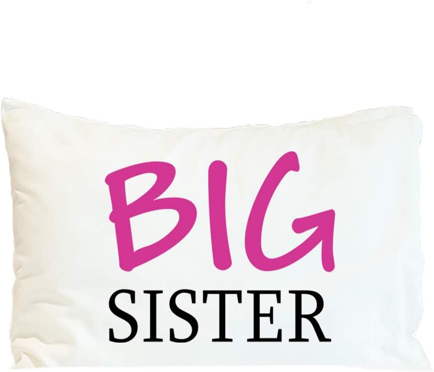 Style In Print Custom Pillow Case Big Sister Girl Masks Family & Friends Family & Friends Polyester Home Decor Bed Pillow Covers Personalized Text Here 30x20 Inches