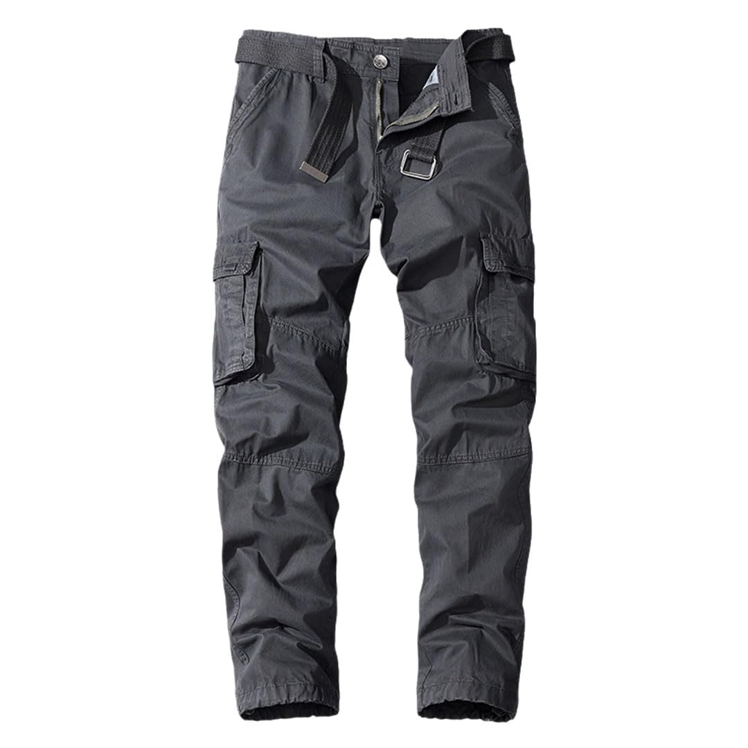 Vogrtcc Pantalones Cargo para Hombre, Pantalones Cargo Militares Multibolsillos para Exteriores De Longitud Completa