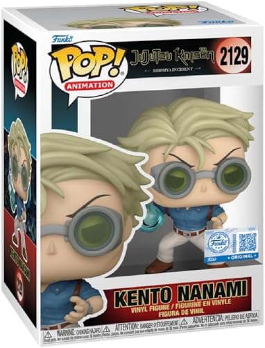 Funko Kento Nanami Shibuya Incident Exclusive 2129 Pop Vinyl Figure Bundled with Pop Protector