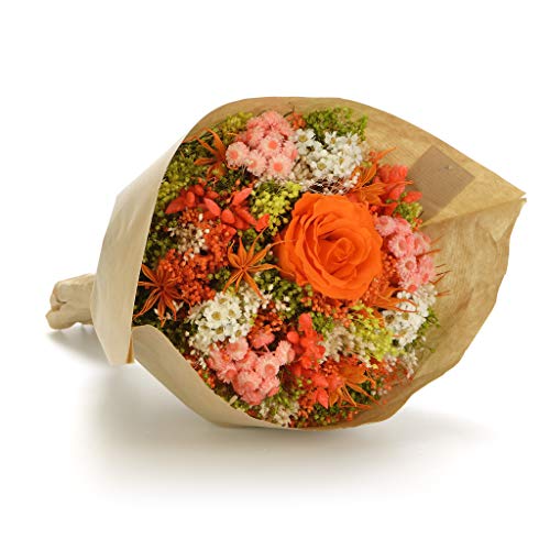 Bouquet Garden-Sanremo flores secas de la Riviera dei Fiori Italia con rosa...