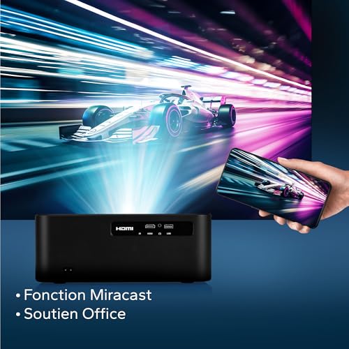 Projecteur Overmax 4K Multipic 5.2 Wi-Fi Bluetooth Google TV avec zoom électrique intégré - 7