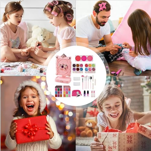 Maquillaje para niñas lavable que no mancha la ropa ni la piel 4
