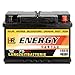 HR-ENERGY Batterie 12V 75Ah | High-Performance Langzeitbatterie für Solar, Caravan, Boot, Hobby & Freizeit