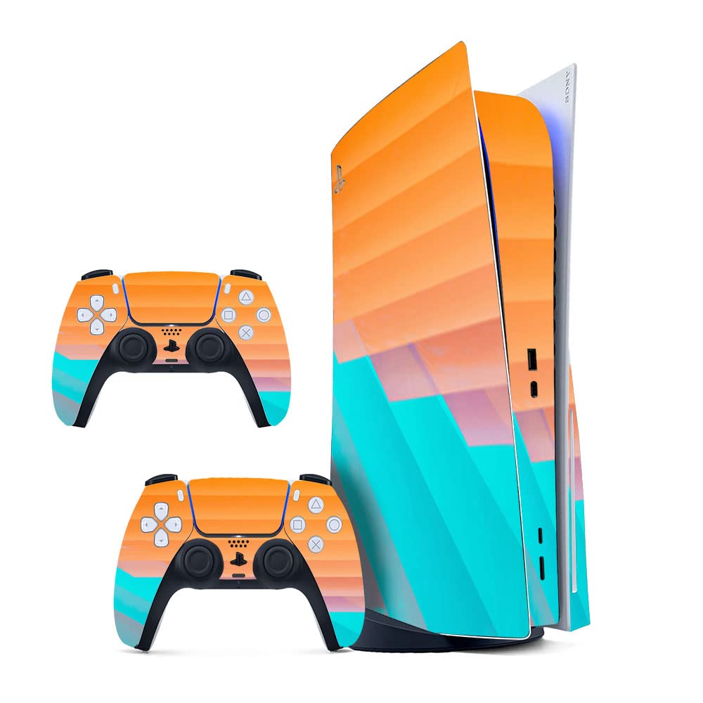 GADGETS WRAP Printed Vinyl Skin Sticker Decal for Sony PS5 PlayStation 5 Disc Edition Console & 2 Controller (Skin Only, Console & Controller not Included.) - Color Lines Mix Multicolor (B0BW3QYMHN) Amazon Price History, Amazon Price Tracker