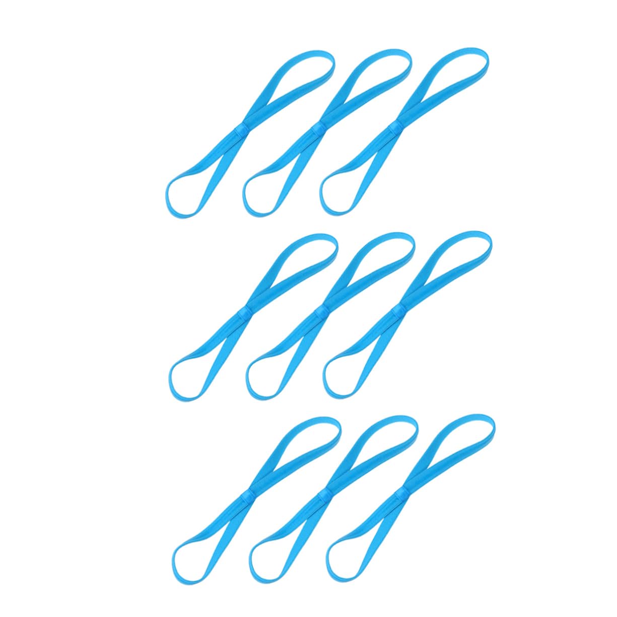 INOOMP 27pezzi Fasce Sportive Antiscivolo Per Corsa e Yoga Da Elastiche Accessori Per Allenamento Unisex Blu