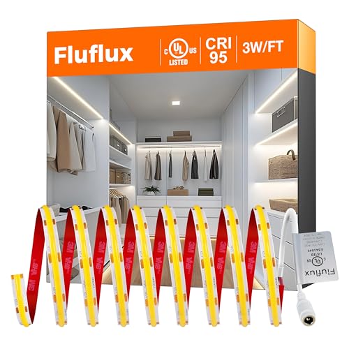 Kit Tira LED 4000K 16.4FT 12V COB con Conectores 2 Pin miniatura 2